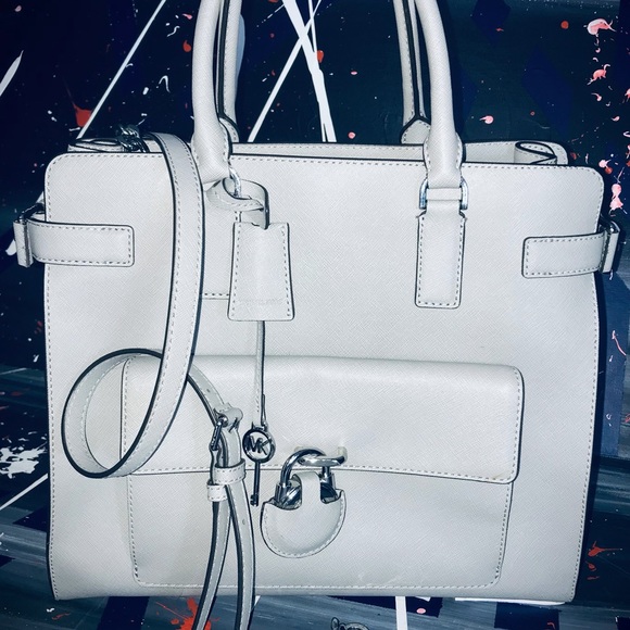 Michael Kors Hamilton Satchel Shoulder Bag Handbag Purse - Picture 3 of 16